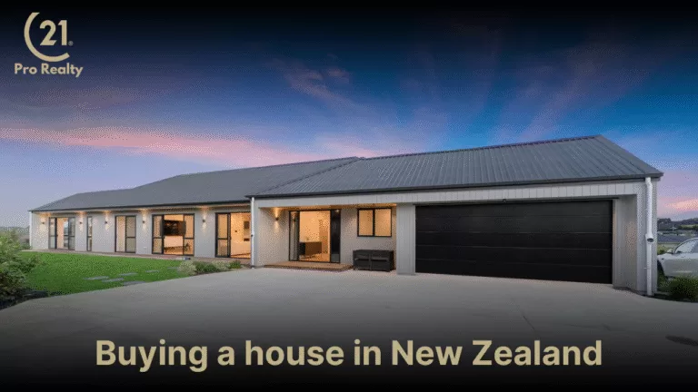 buying a home in New Zealand, Family standing outside new house in South Auckland